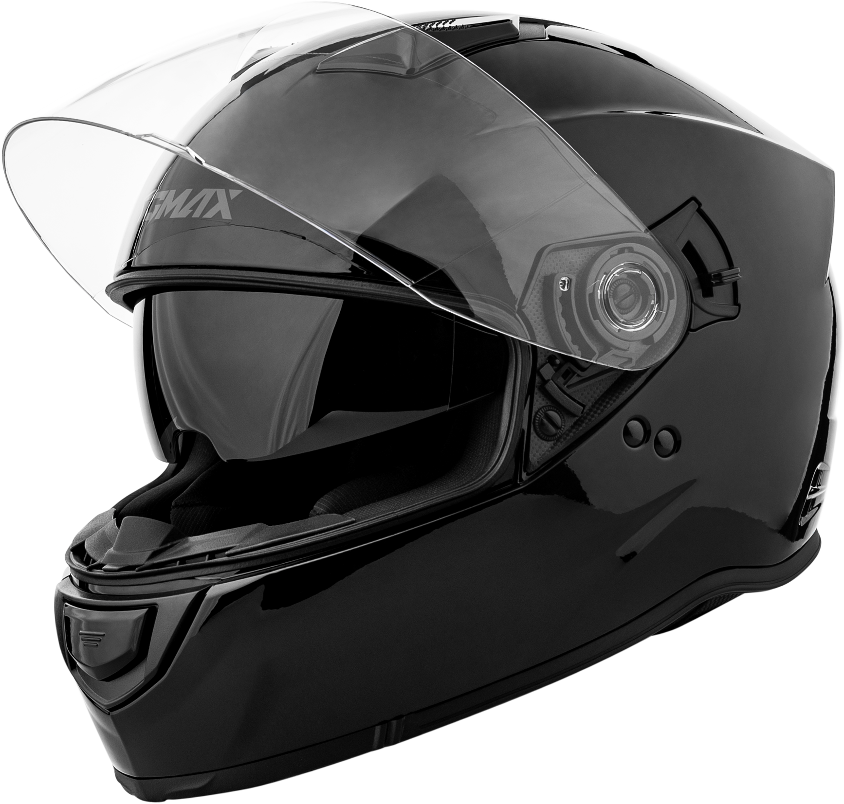 GMAX FF-18 Solid Black Full-Face Helmet 2X-Large for Street Riding
