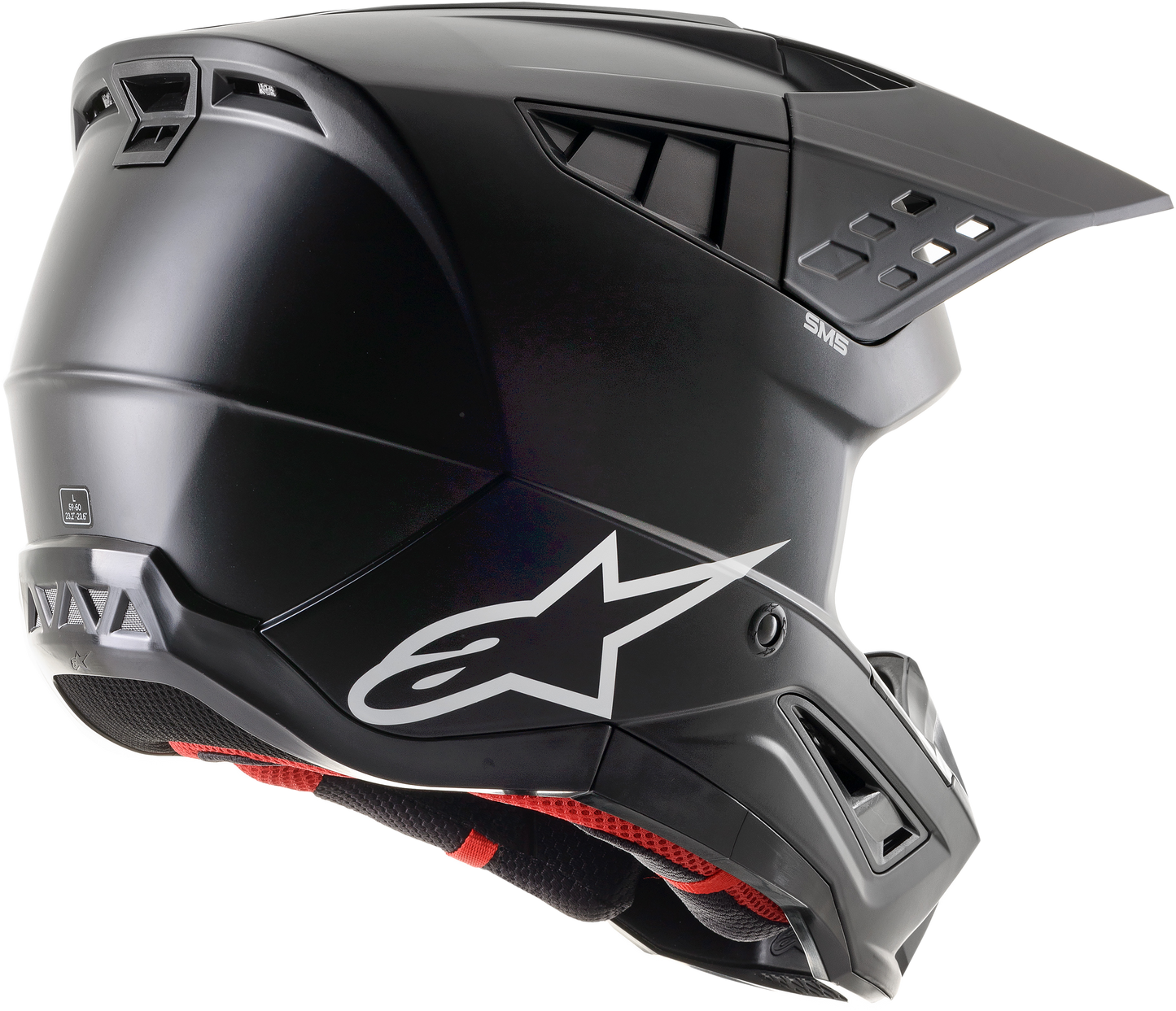 Alpinestars SM5 Impact-Resistant Offroad Helmet in Matte Black (2X-Large)