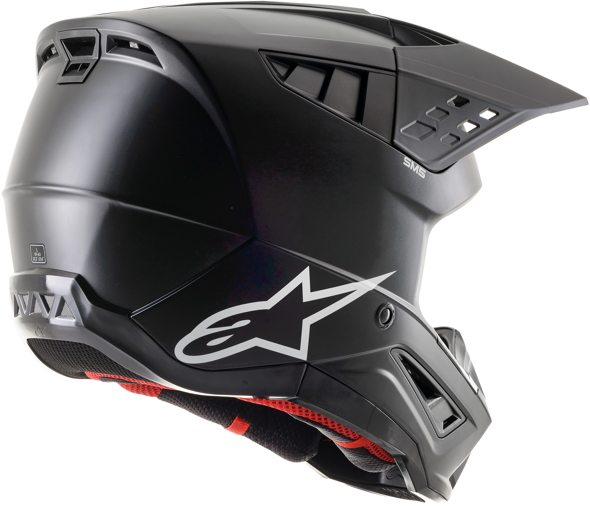 Alpinestars SM5 Impact-Resistant Offroad Helmet in Matte Black (2X-Large)