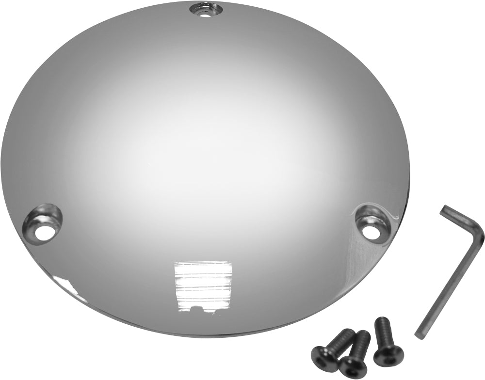 HardDrive Dome Derby Cover for Harley Davidson Big Twin 1984-1998, Chrome Finish