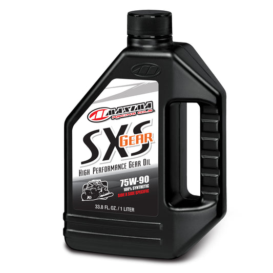 Maxima SXS Synthetic Gear Oil 75W90 – 1 Quart, Designed for Modern Side-by-Side Vehicles