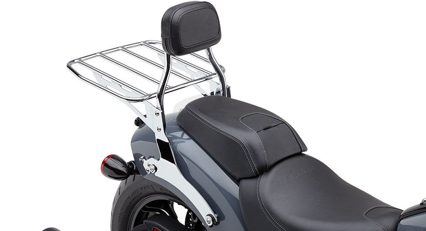 COBRA Detach Backrest Mini Chrome Chief 22-25 for V-Twin Motorcycles