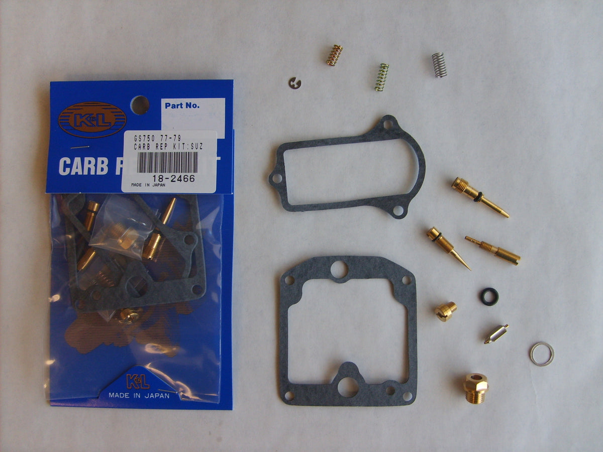 K&L Carburetor Repair Kit for Suzuki GS750 Models (Part #18-2466)