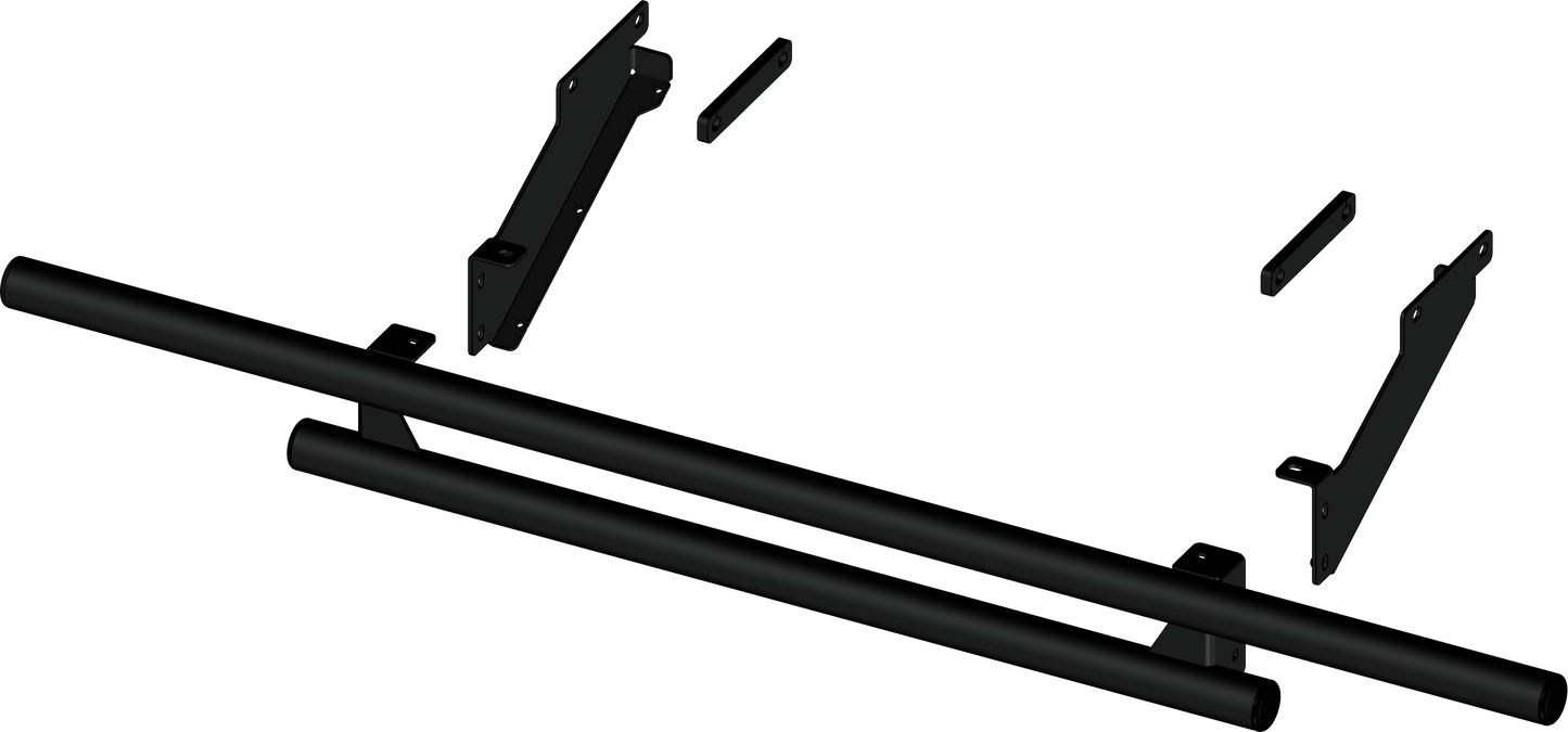 KFI JD XUV/HPX Rear Dirt Track Bumper for ATV/UTV – Durable Black Wrinkle Finish