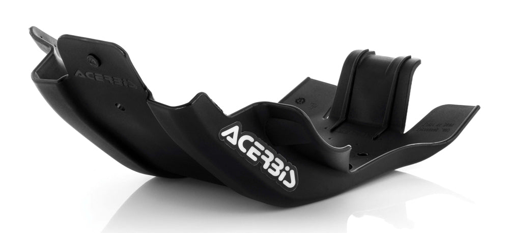 ACERBIS Black Skid Plate for KTM and Husqvarna Offroad Motorcycles (Part Number 2421160001)