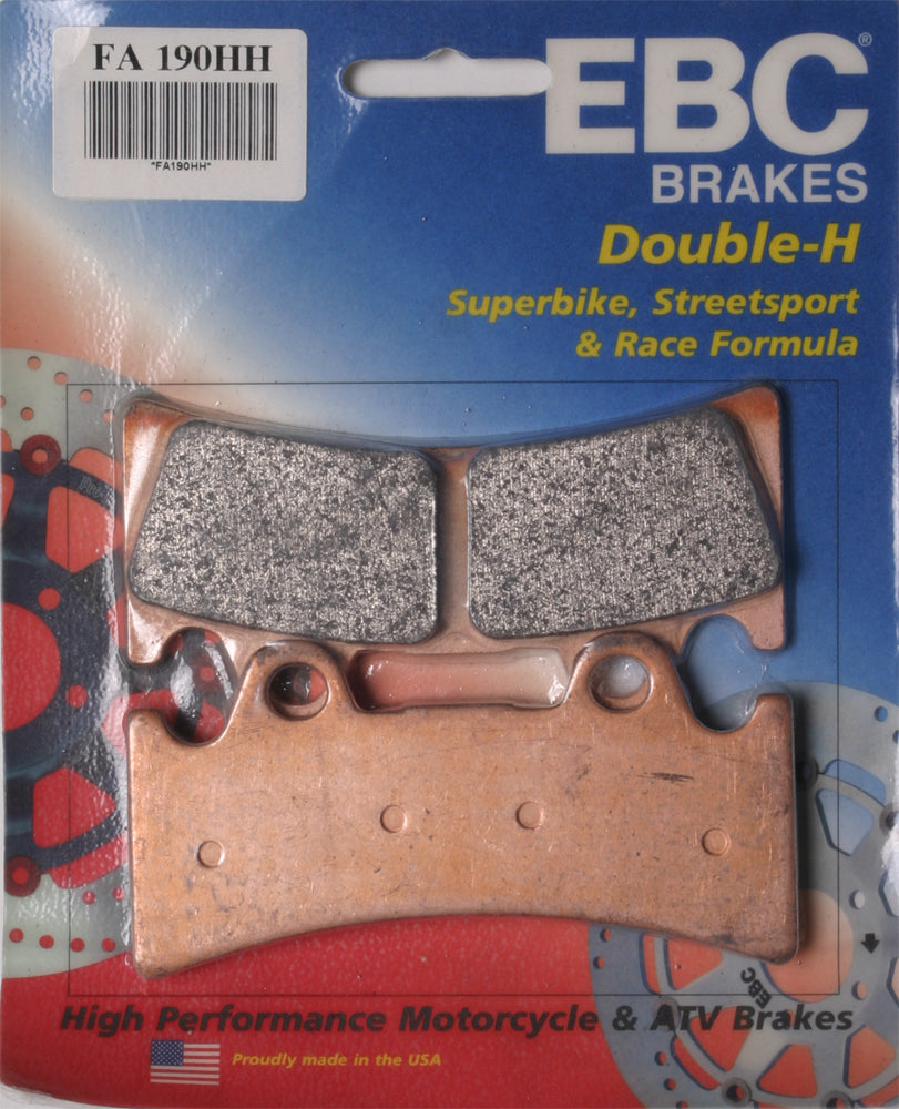 EBC FA190HH Brake Pads for Triumph and Yamaha Sport Bikes - OEM Equivalent Street Performance