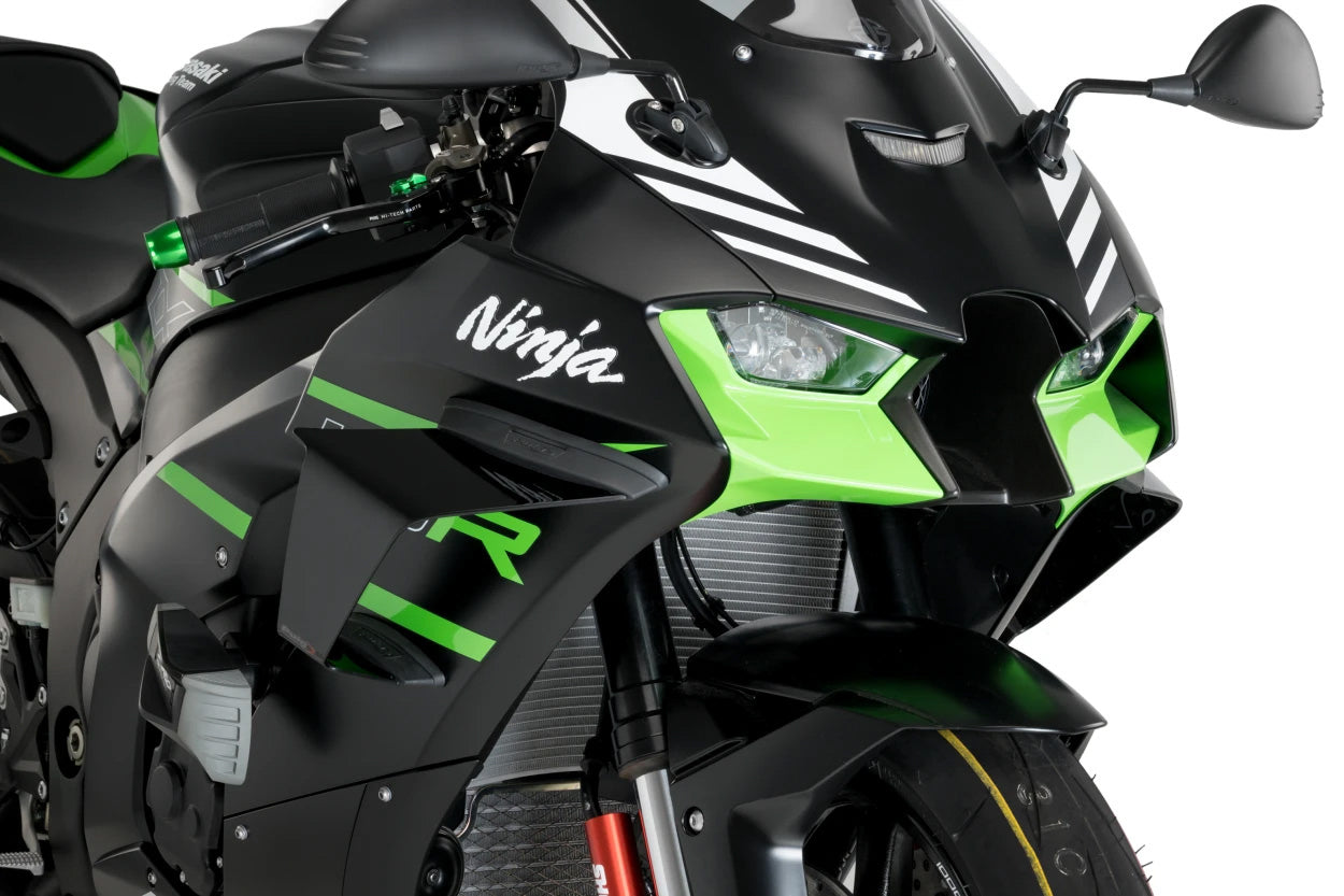 PUIG Race Side Spoilers Black for Kawasaki - Part 20543N