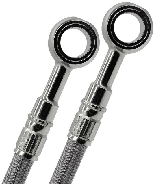 GBRAKES Stainless Steel Brake Cable Kit for Front and Rear - Street Control Cables
