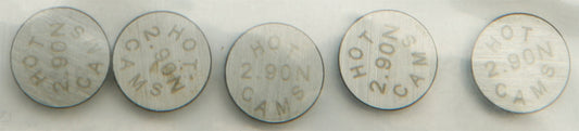 Hot Cams Valve Shims 9.48x2.90mm 5-Pack for Offroad Engines