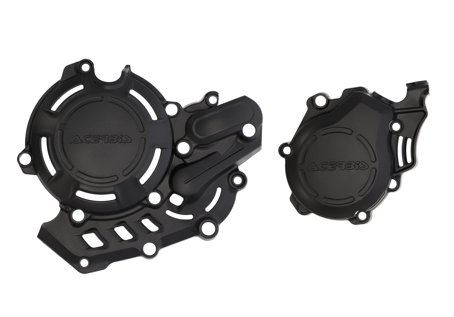 ACERBIS X Power Kit Gas Black Offroad Clutch and Ignition Cover Guards for Gas-Gas MC 450F