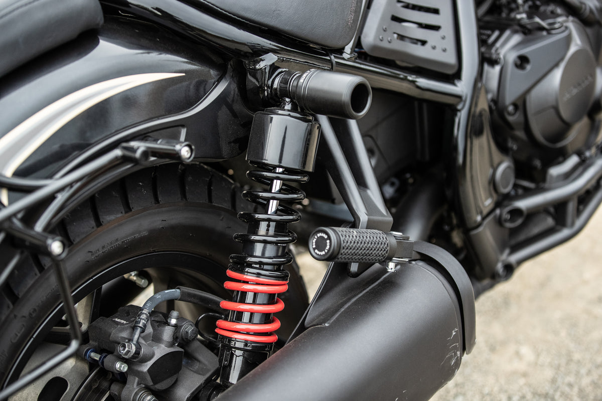 BURLY BRAND Stiletto Shocks 13-inch for Honda Rebel 1100 | Black