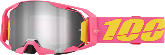 100-Percent Armatic Offroad MX Goggle with Purple Mirror Lens