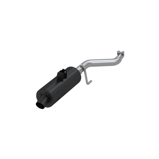 MBRP Single Slip-On Exhaust System with 1.75-inch Sport Muffler for Honda ATV/UTV Models