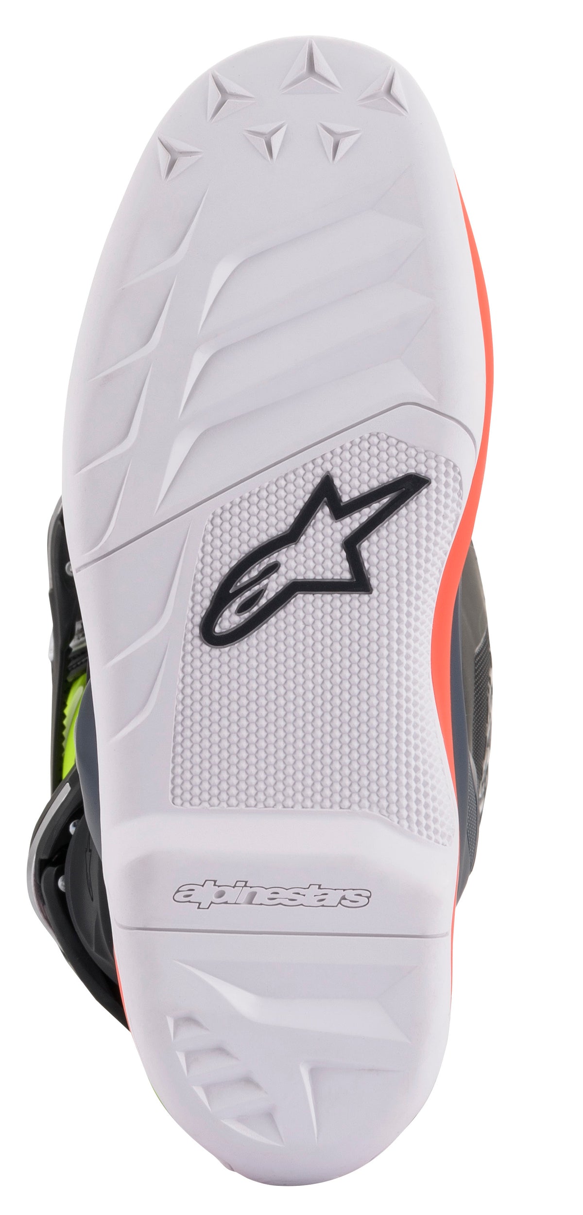 Alpinestars Tech 7S Youth Offroad Motorcycle Boots Size 4 in Dark Grey, Fluo Red & Fluo Yellow