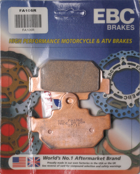 EBC Fa106R Sintered Brake Pads for Suzuki LS650B S40 Boulevard - Offroad Performance
