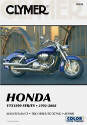 CLYMER Repair Manual for Honda VTX1800 Series – Model Years 2002-2008