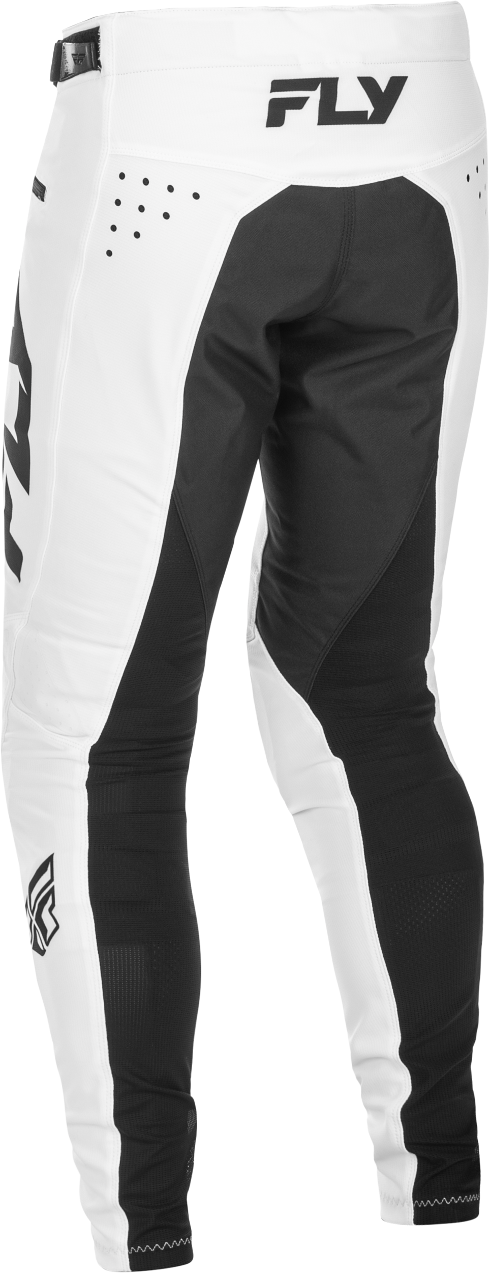 Fly Racing Rayce Bicycle Pants Men’s White/Black Size 38 – MTB & BMX Performance Apparel