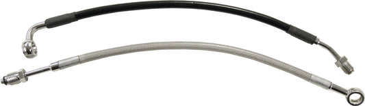 Goodridge Hydraulic Clutch Line for Harley with P&A Systems - 15/16 inch Flex, Chrome Hardware