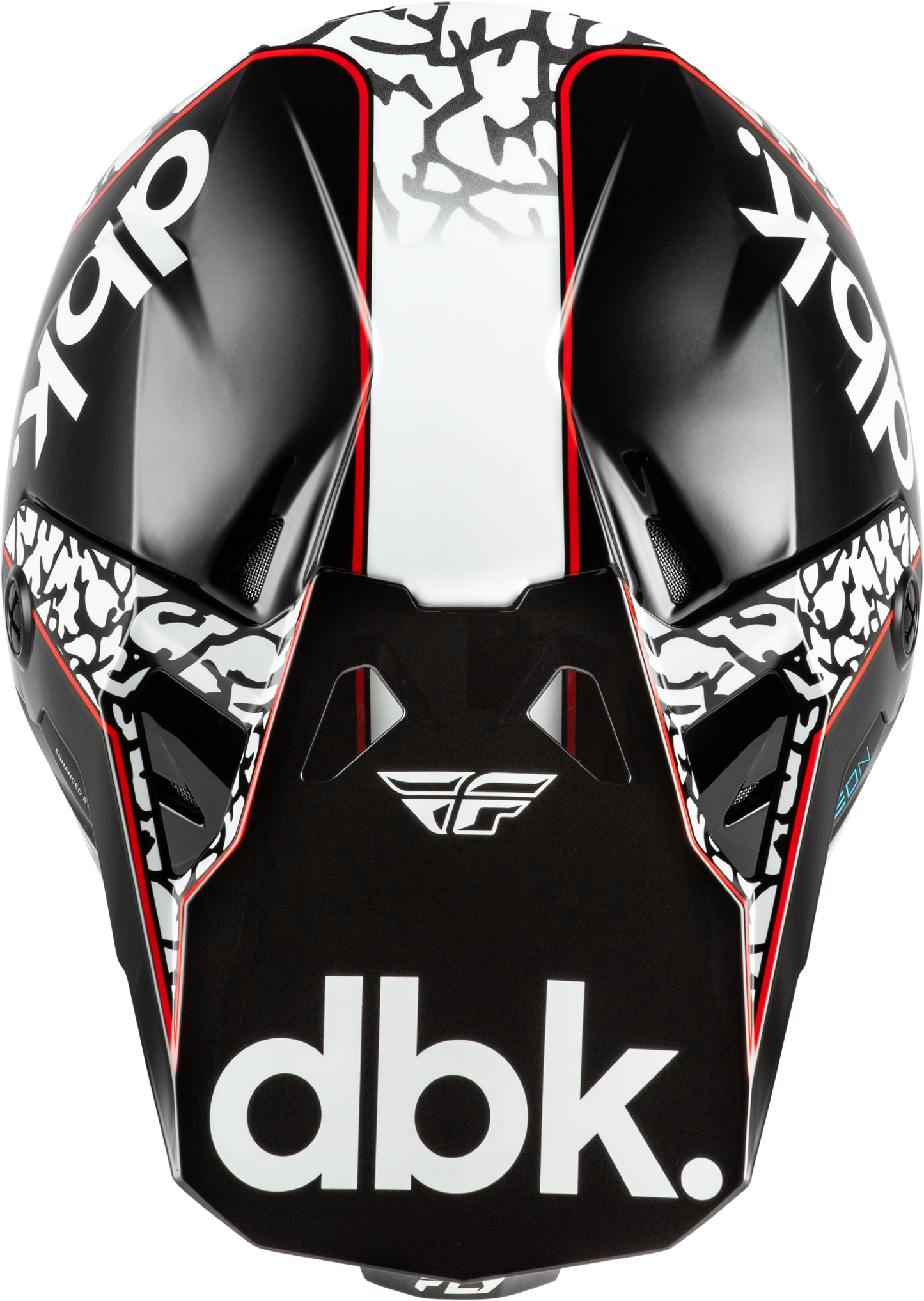Fly Racing Formula CP Off-Road Helmet - Black/White/Red, X-Large