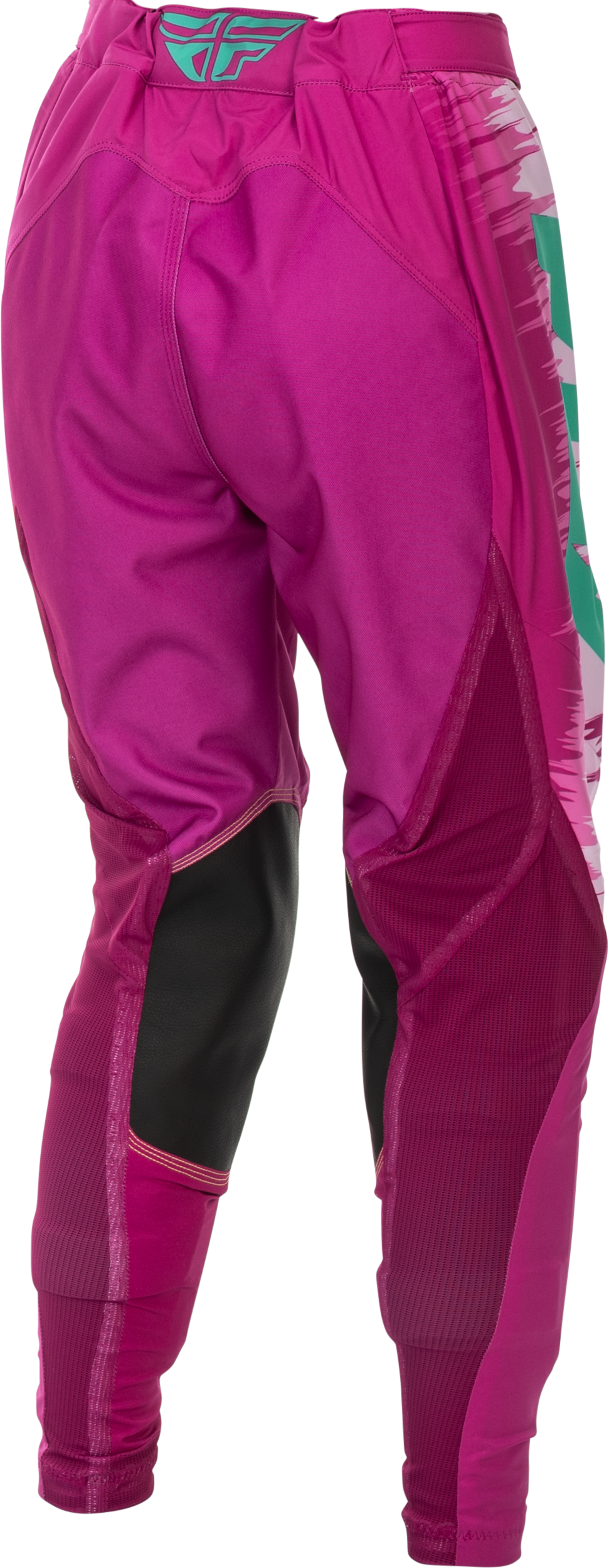 Fly Racing Women's Lite Offroad Pants – Pink/Turquoise, US Size 03/04
