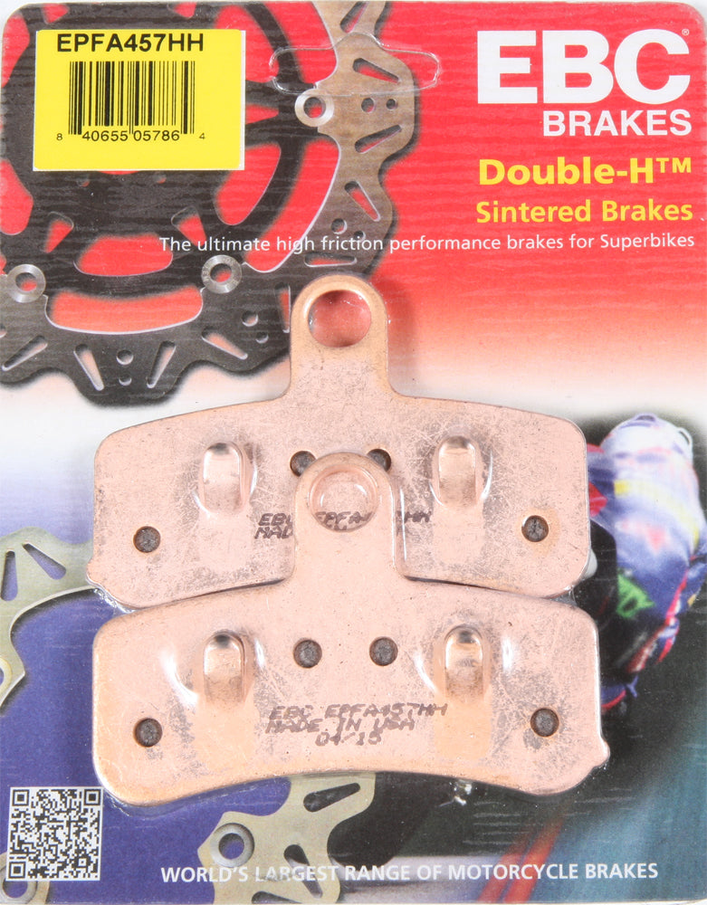 EBC Extreme Pro Brake Pads EPFA457HH for Harley-Davidson V-Twin Models - High-Performance Road Race and Street Brake Pads