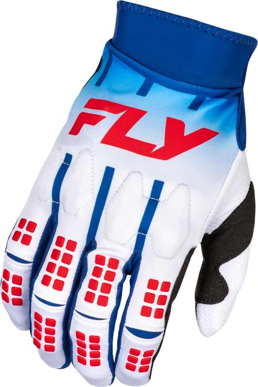 Fly Racing Evolution DST Offroad MX Gloves - Red/White/Blue, X-Small