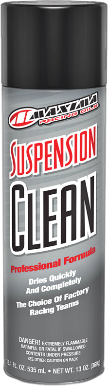 MAXIMA Suspension Clean Professional Formula 13 oz. – Fast-Drying, Residue-Free Cleaner for Suspension Components