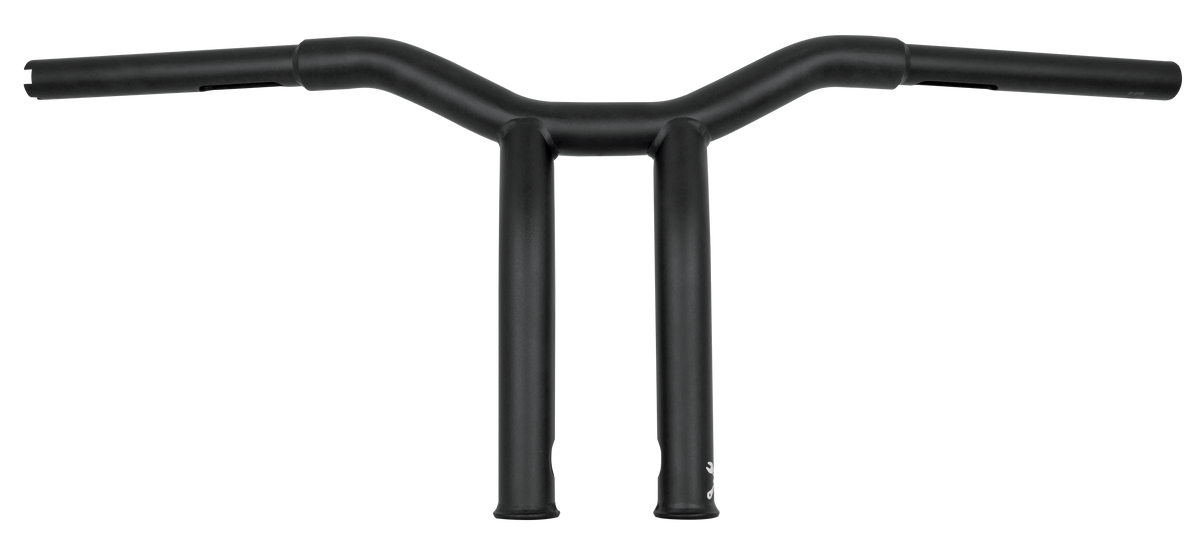 BURLY BRAND Dominator Raked Handlebar 10 inch Matte Black for Harley Davidson XL & FXR Models