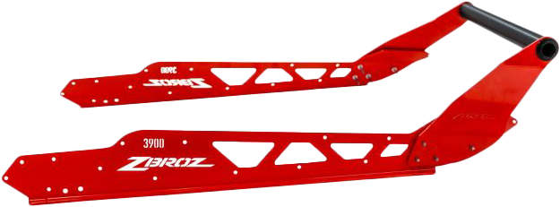 ZBROZ Rear Bumper for Lynx Shredder 3900 Series - Red, Part K40-0823554-02