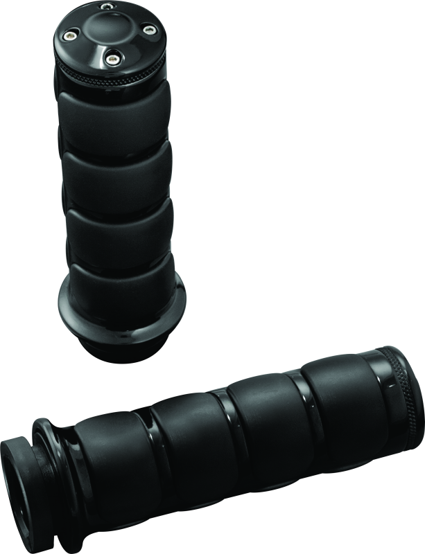 Kuryakyn ISO Grips Without Throttle Boss Throttle-By -Wire Black