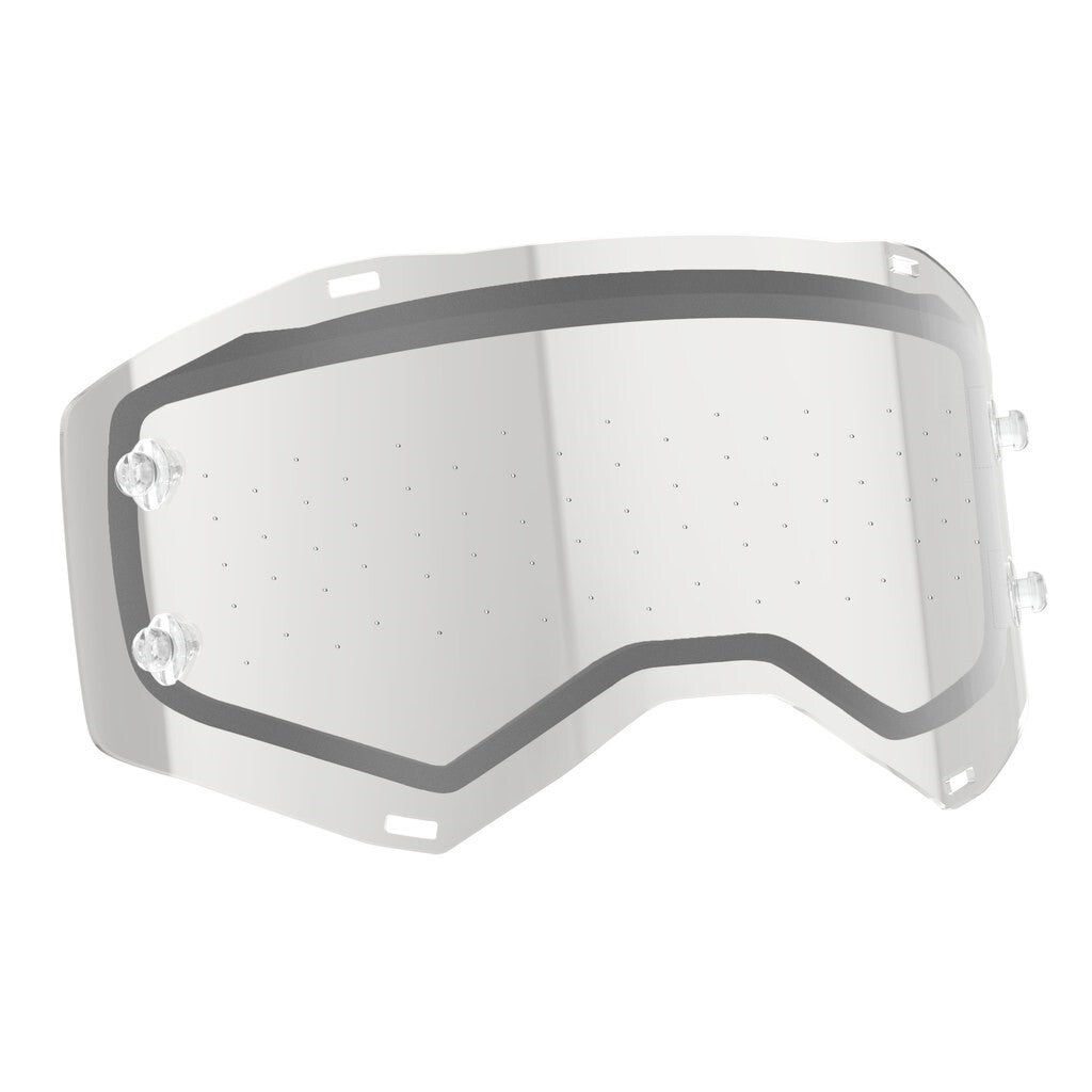 SCOTT Prospect MX Anti Stick Works DL Lens Dots Clear AFC for Snowmobiling
