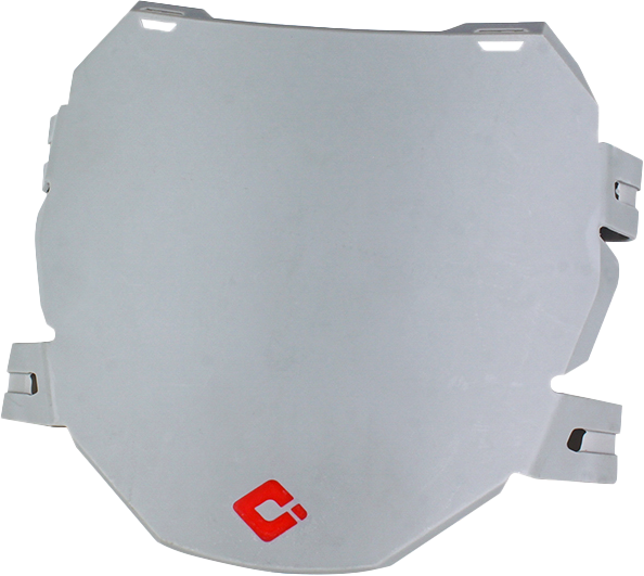 ODI Downhill/E Bike Number Plate Graphite - Durable Aero Performance Accessory for Mountain Bikes