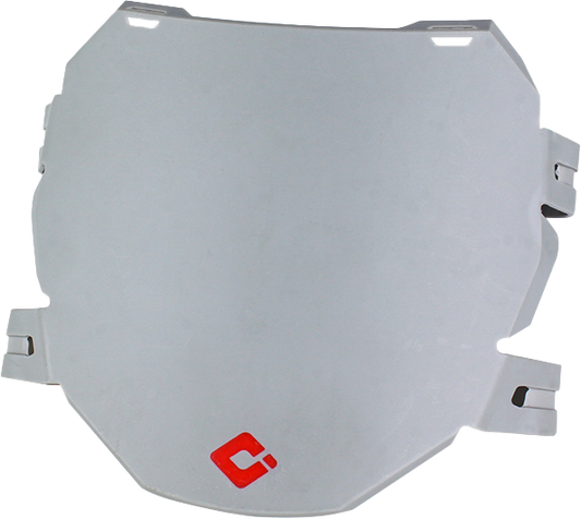 ODI Downhill/E Bike Number Plate Graphite - Durable Aero Performance Accessory for Mountain Bikes