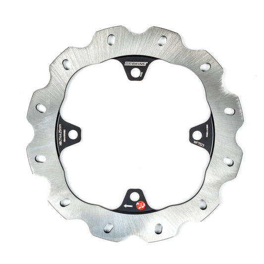 BRAKING Wave/Contour Rear Brake Rotor for Honda CB500X, CBR500R, CBR500F & CBR650F - Racing Rotor