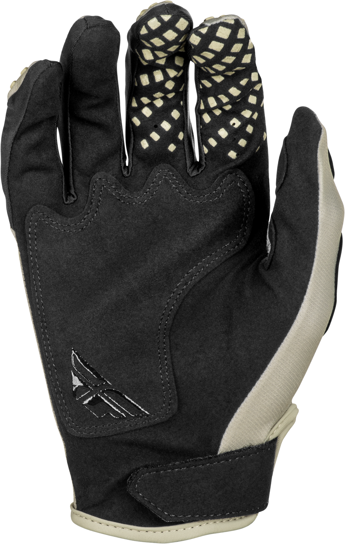 Fly Racing Kinetic Sym Offroad MX Gloves - Light Grey, Red & Black, X-Small