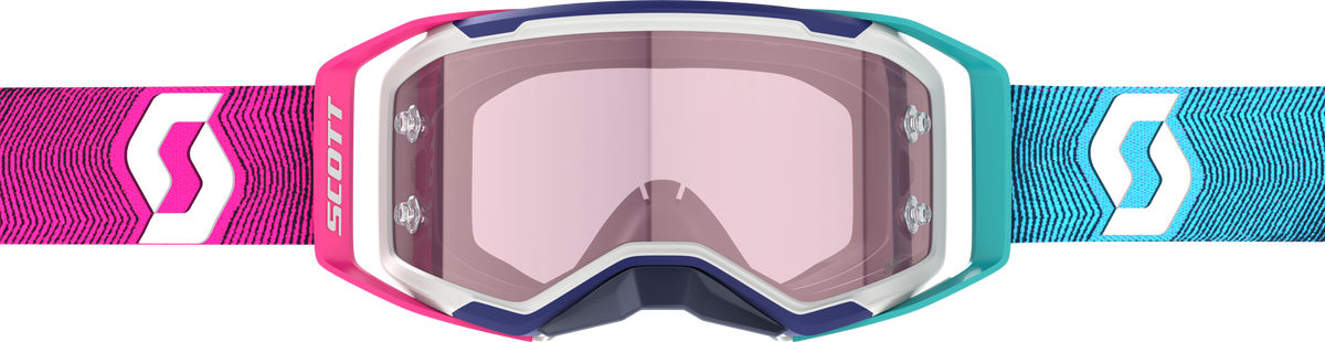 SCOTT Prospect 2.0 AMP Chrome Offroad Goggle with Rose Lens and NoFog Technology