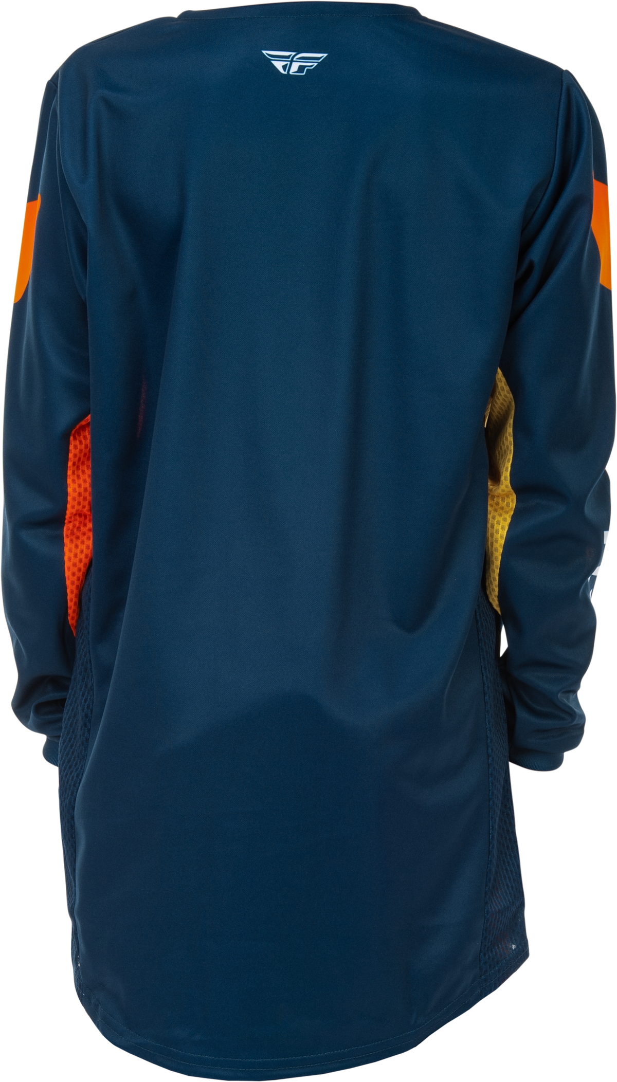 Fly Racing Youth Kinetic Jersey Navy/Orange - Youth Small Offroad Performance Shirt