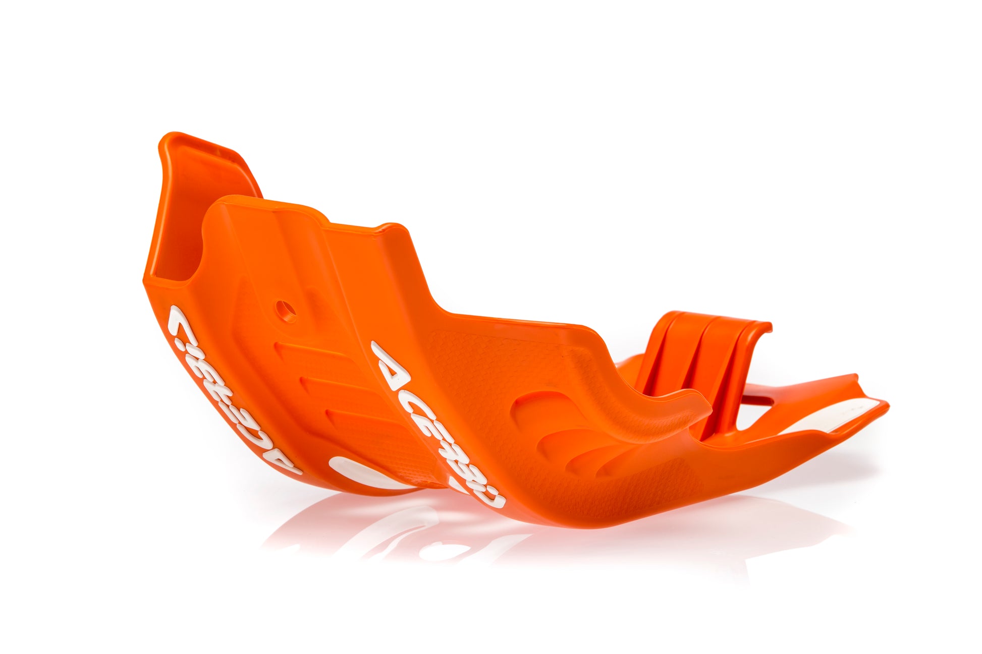 ACERBIS Skid Plate Orange/White for KTM 500 EXC-F and XCF-W - Offroad Engine Guards