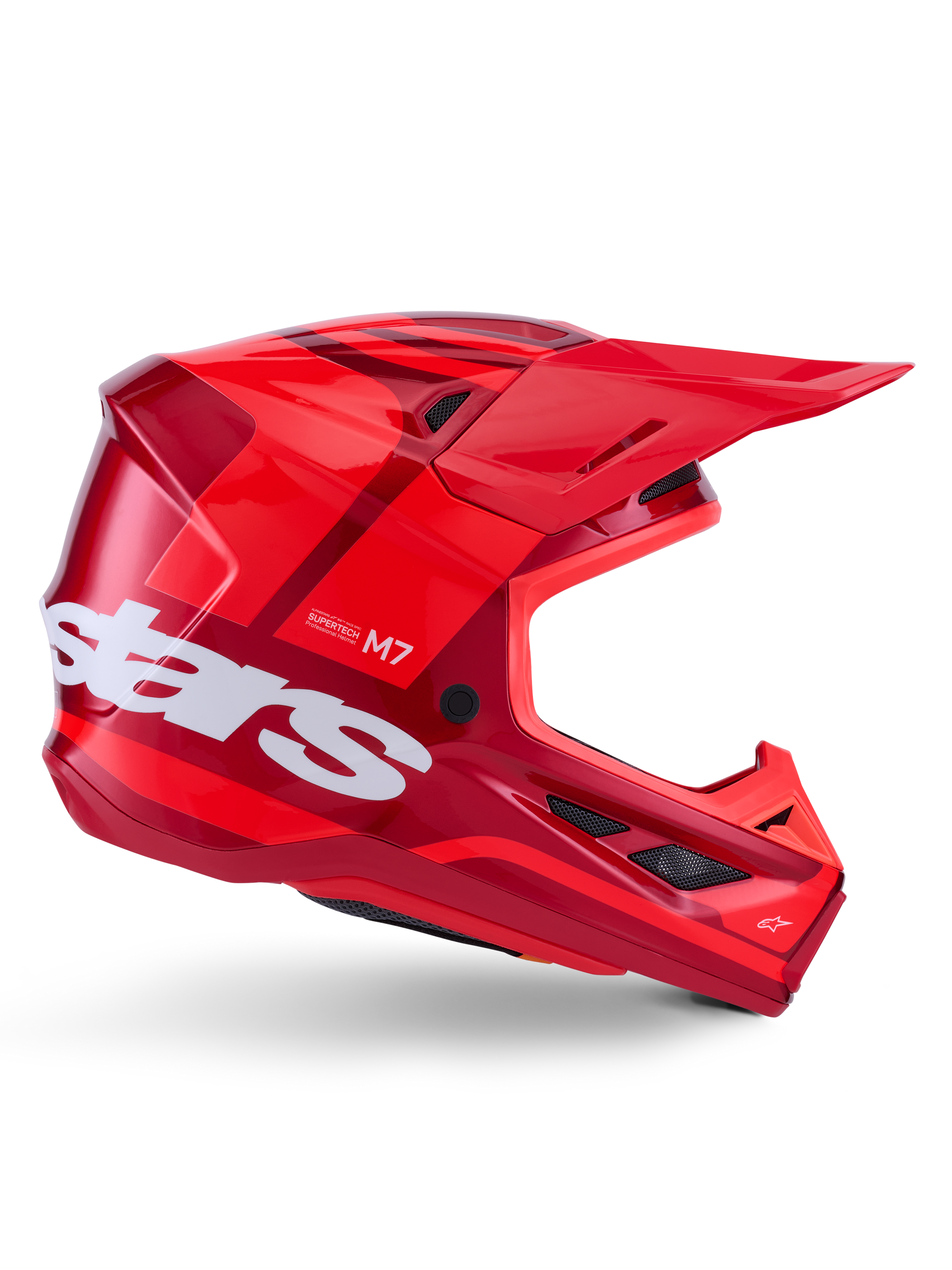 Alpinestars SM7 Core Helmet in Red Glossy, Medium