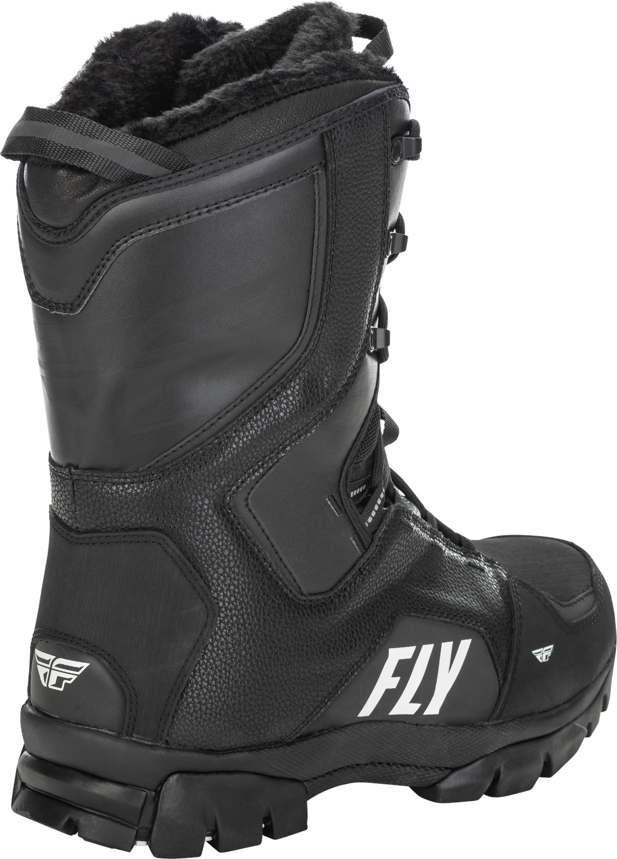 Fly Racing Marker Boot Black Size 6 – Men’s Snow Terrain Footwear with Hydroguard Waterproof System