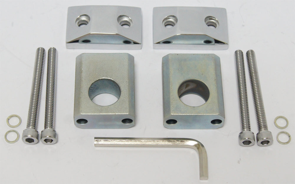HardDrive Rear Axle Adjuster Set for Harley Davidson FXR 1984-1991