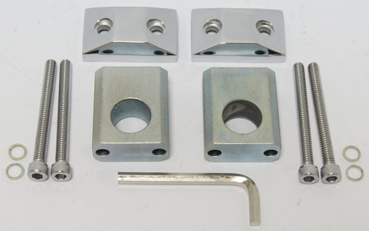 HardDrive Rear Axle Adjuster Set for Harley Davidson FXR 1984-1991
