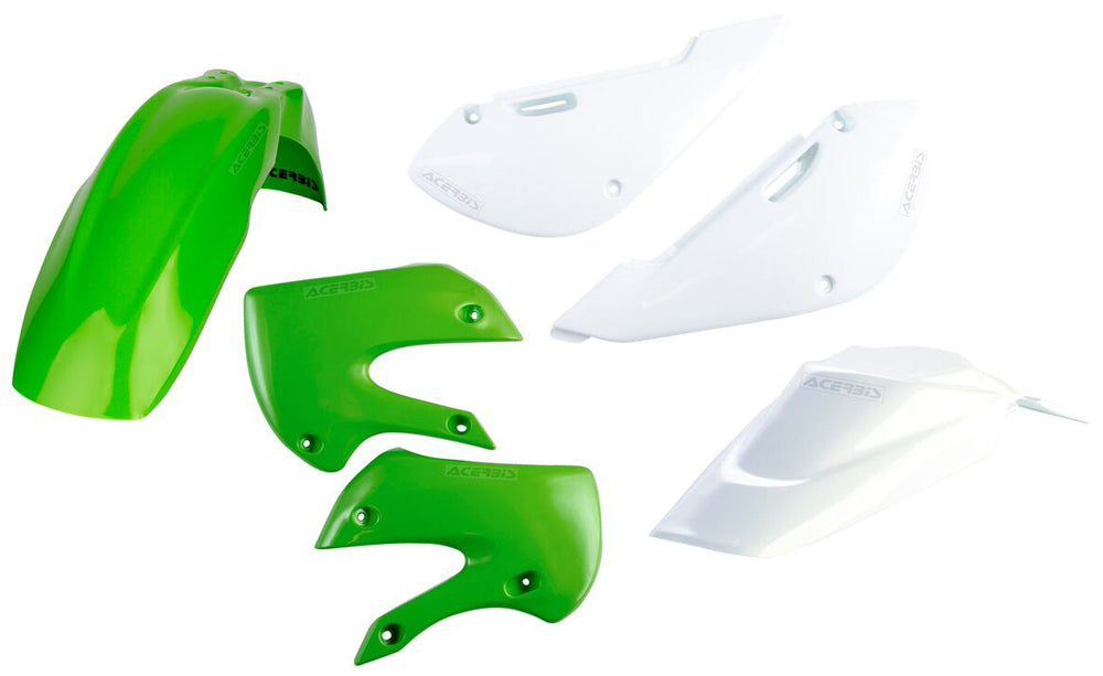 ACERBIS Plastic Body Kit for Kawasaki KLX110 and KX65 – Green