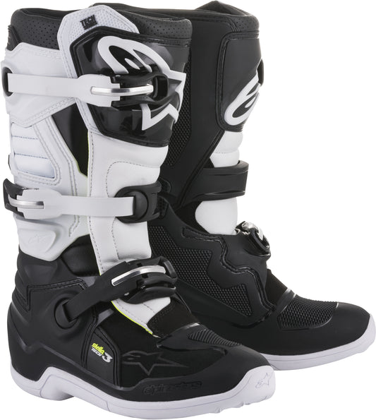 Alpinestars Tech 3 Stella Offroad Motorcycle Boots Black/White US Size 09