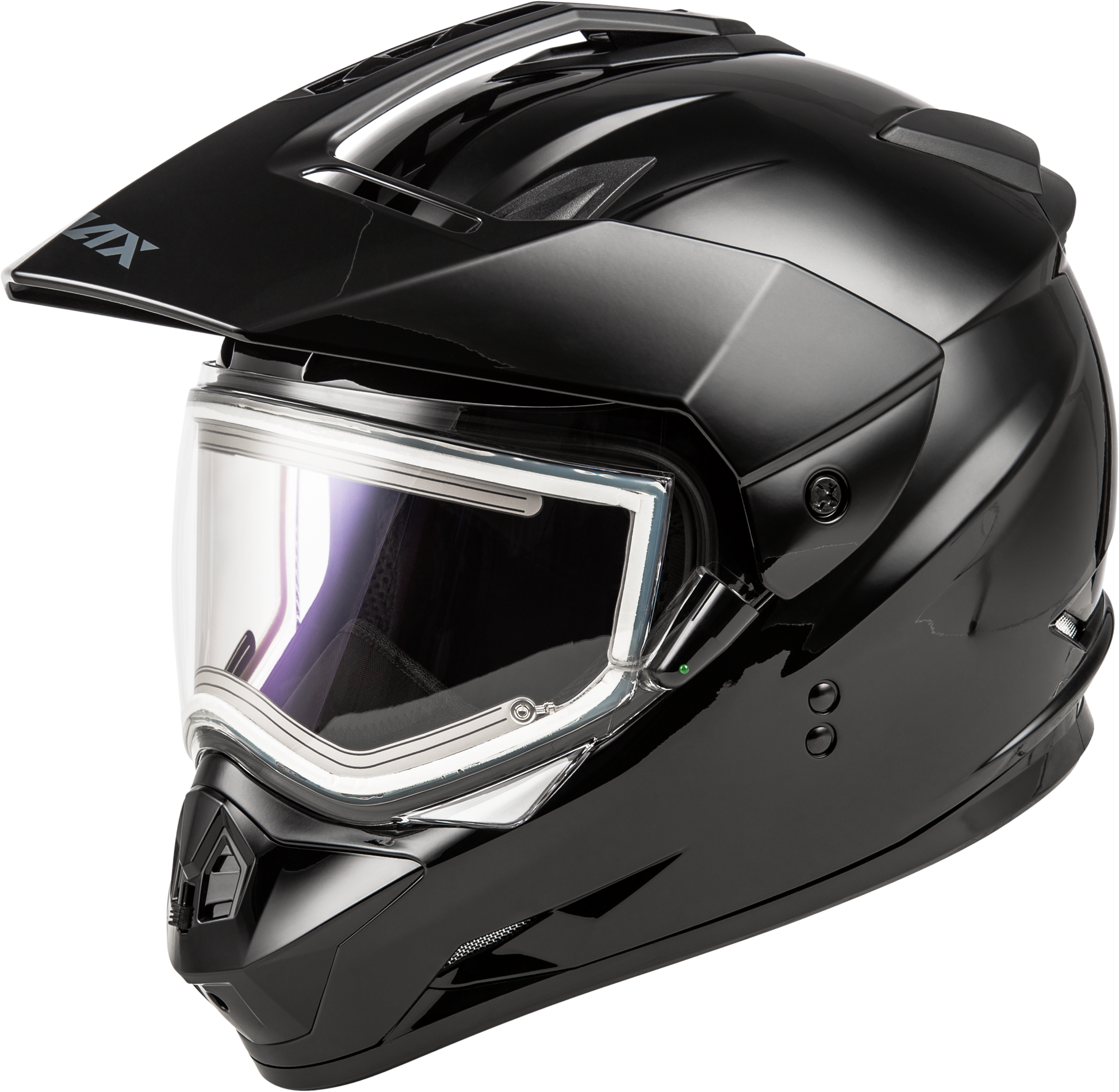 GMAX GM-11S Snow Helmet with Electric Shield – Black, X-Small