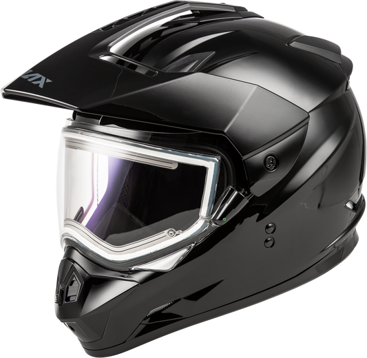 GMAX GM-11S Snow Helmet with Electric Shield - Black, X-Large