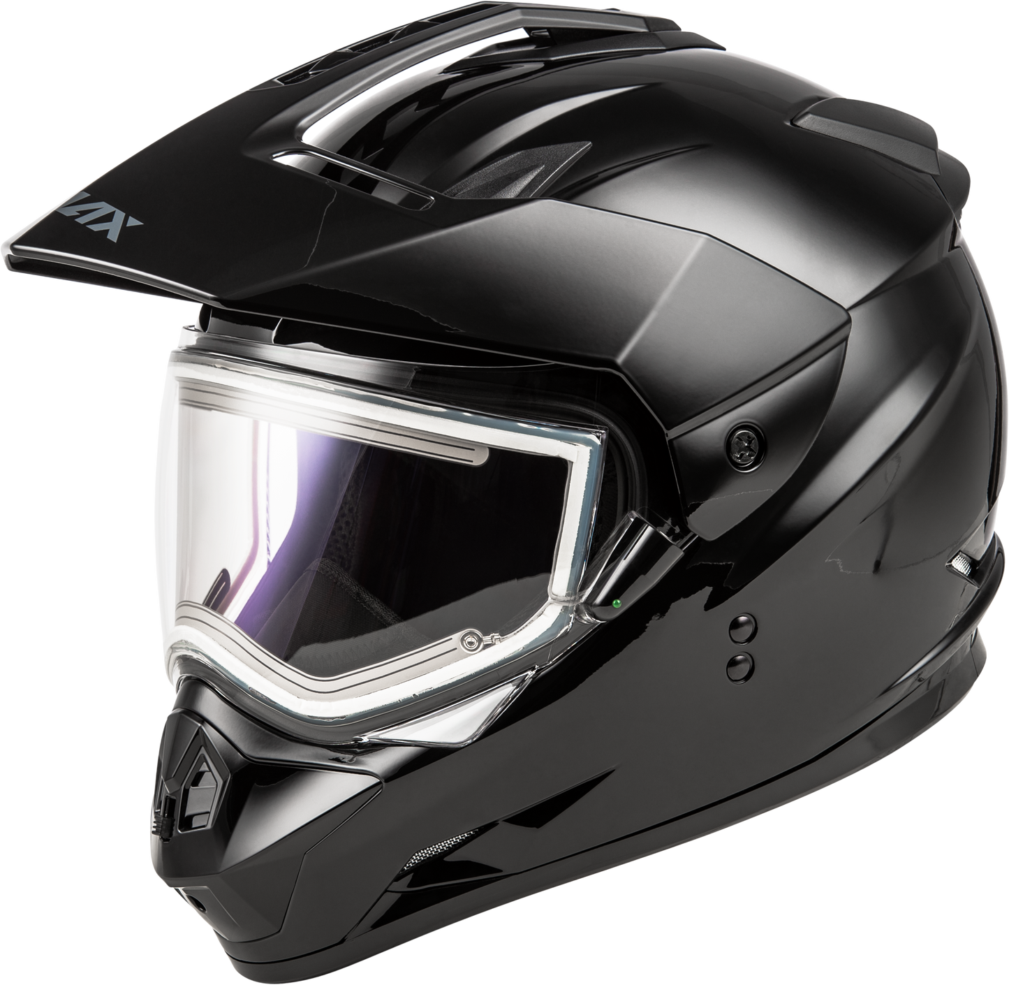 GMAX GM-11S Snow Helmet with Electric Shield - Large, Black