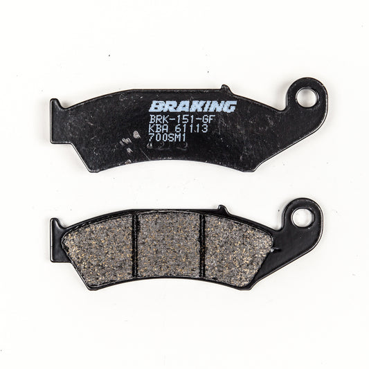BRAKING 31-700S Semi Metallic Brake Pad Set for Honda CR500R and XR600R Offroad Models