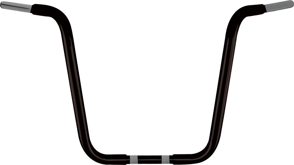 WILD 1 Chubby 12.5" Ape Hanger Handlebars for Harley-Davidson - Satin Black, Part WO502B