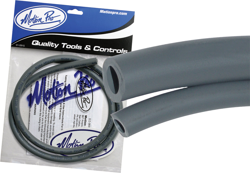 MOTION PRO Tygon Grey Fuel Line 14 ft - Flexible Gasoline Fuel Hose for Universal Use